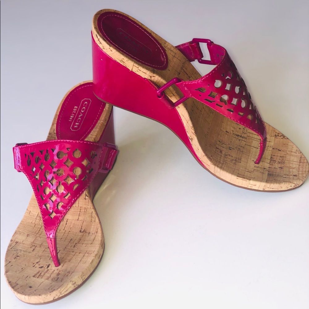 Coach Wedge Sandals